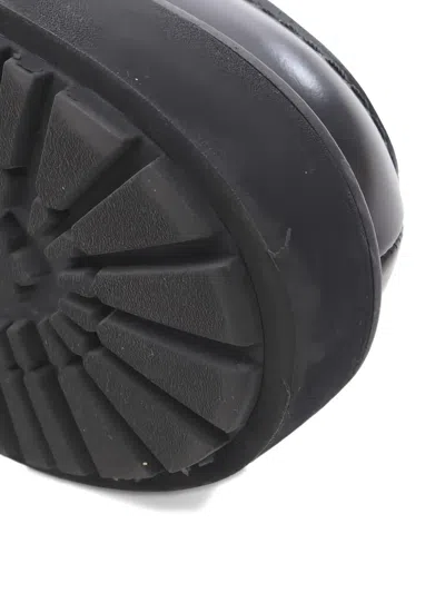 Pre-owned Miu Miu 2010s 45mm Platform Penny Loafers In Black