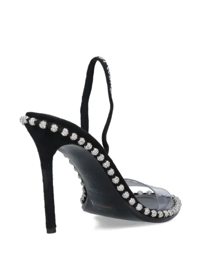 Alexander Wang 105mm Nova Rhinestone-embellished Heeled Pumps In Black