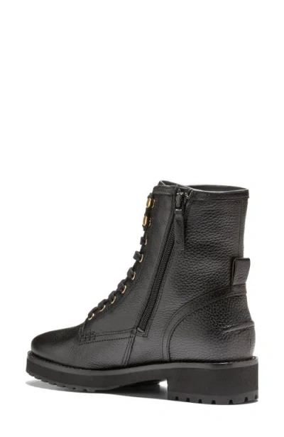 Cole Haan Lyndon Waterproof Lace-up Boot In Black
