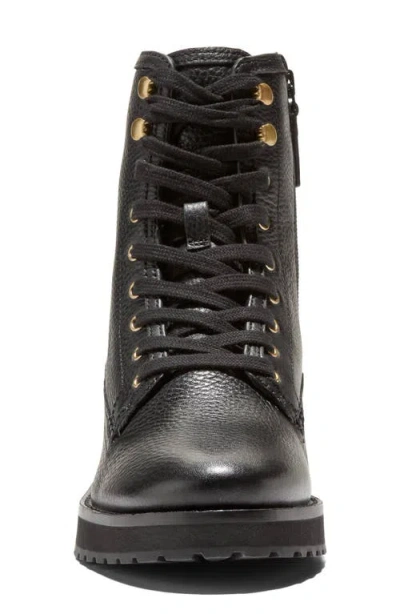 Cole Haan Lyndon Waterproof Lace-up Boot In Black