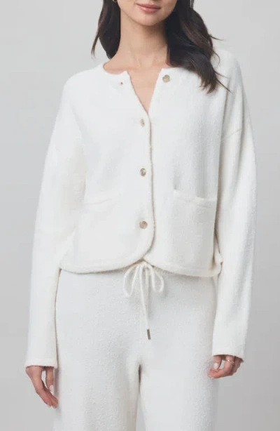 Splendid X Cella Jane Button Up Cardigan Snow In White