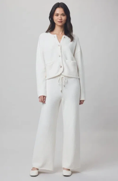 Splendid X Cella Jane Button Up Cardigan Snow In White