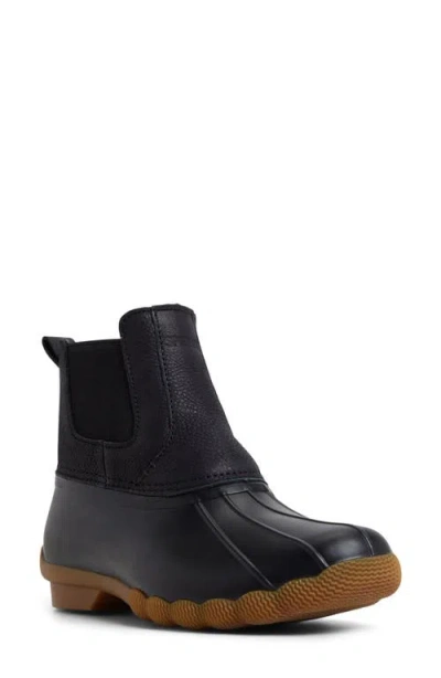 Sperry Saltwater Ankle Boots In Black