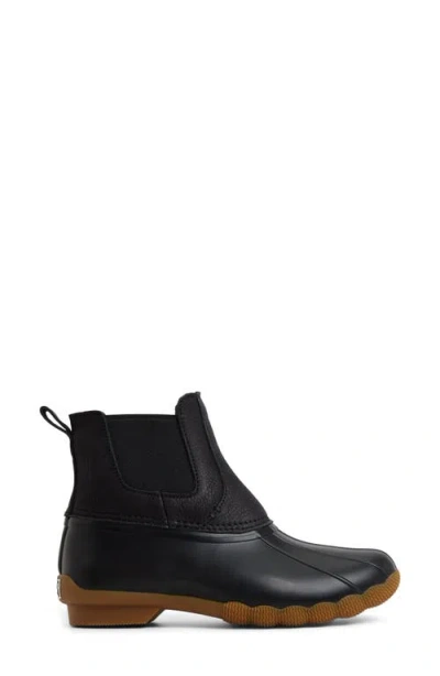 Sperry Saltwater Ankle Boots In Black