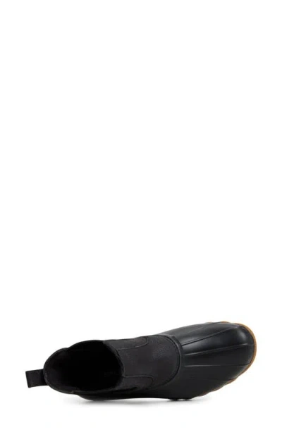 Sperry Saltwater Ankle Boots In Black