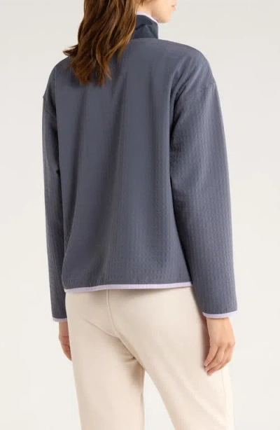 Free Fly Gridback Fleece Lined Pullover In Gray