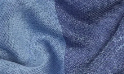 Rag & Bone Geo Dagger Wool Blend Square Scarf In Blue