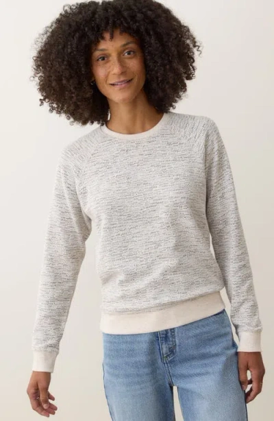 Marine Layer Juno Reversible Double Knit Top In Gray