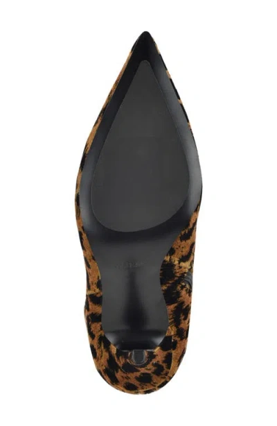 Guess Gressa Knee High Pointed Toe Boot In Brown