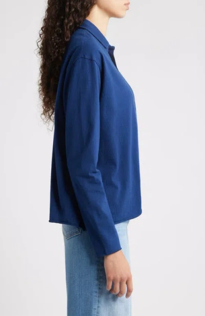 Frank & Eileen Patrick Popover Henley In Blue