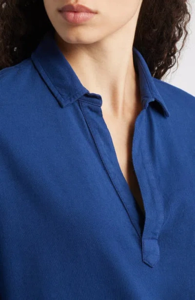Frank & Eileen Patrick Popover Henley In Blue