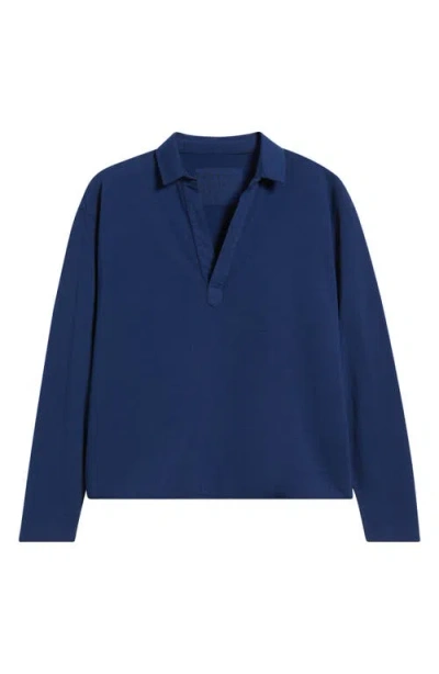 Frank & Eileen Patrick Popover Henley In Blue