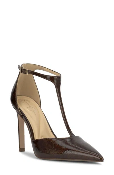 Jessica Simpson Women's Willna T-strap Pointed-toe Pumps In Black