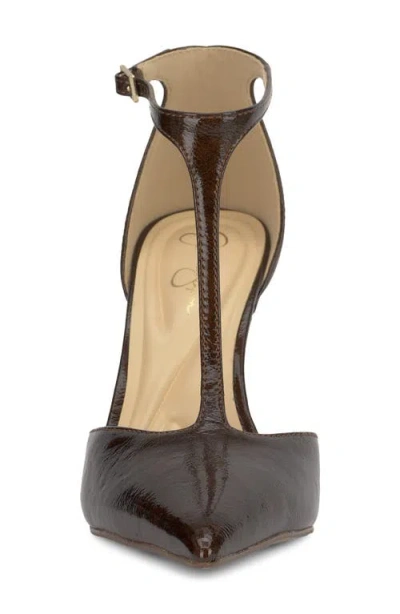 Jessica Simpson Women's Willna T-strap Pointed-toe Pumps In Black