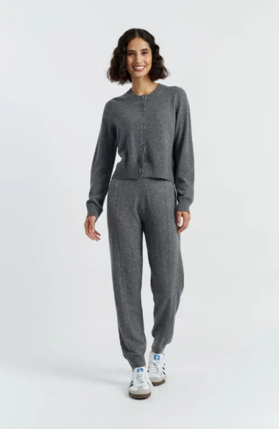 Chinti & Parker Wool Cashmere Cuffed Joggers In Gray