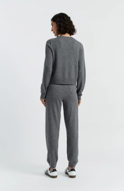 Chinti & Parker Wool Cashmere Cuffed Joggers In Gray