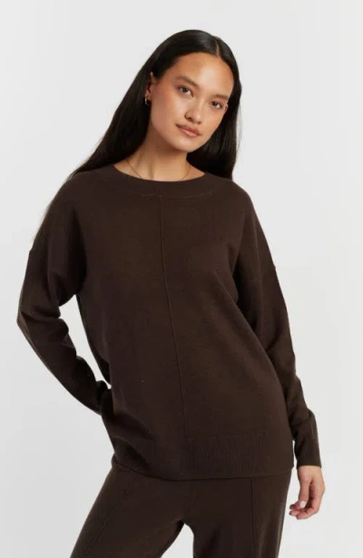 Chinti & Parker Wool & Cashmere Slouchy Sweater In Brown