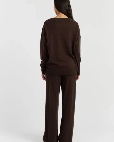 Chinti & Parker Wool & Cashmere Slouchy Sweater In Brown