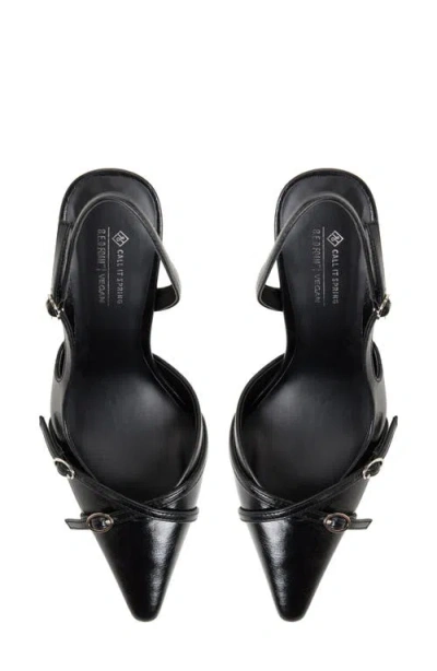 Call It Spring By Aldo Niaa Slingback Pointed Toe Pump In Black