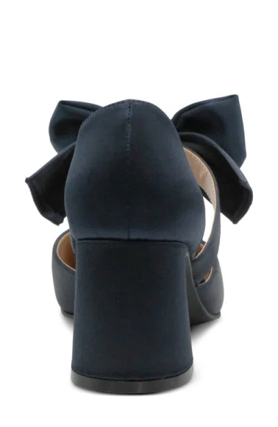 Charles David Andre Womens Pointed Closed Toe Block Heel Pumps In Blue