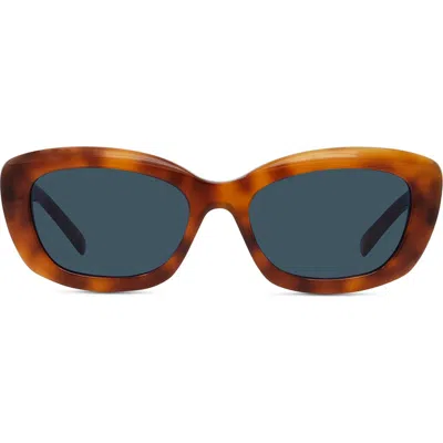 Givenchy Gv Day Rectangular Acetate Sunglasses In Brown