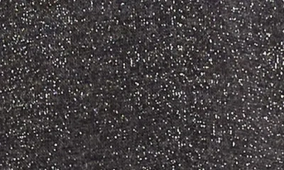 Karen Kane Metallic Faux Wrap Turtleneck Top In Black