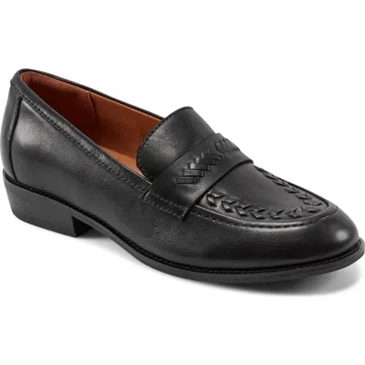 Earth Women's Edith Woven Slip-on Loafers In Black