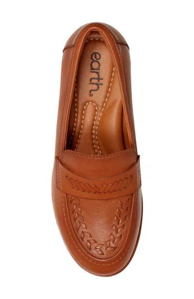 Earth Women's Edith Woven Slip-on Loafers In Brown