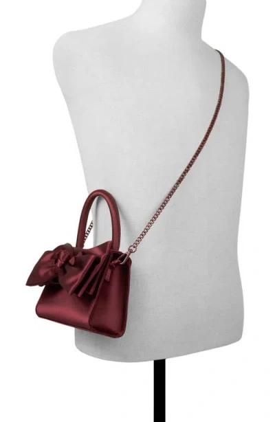 Aldo Decadencee Mini Top Handle Bag In Burgundy