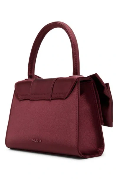 Aldo Decadencee Mini Top Handle Bag In Burgundy
