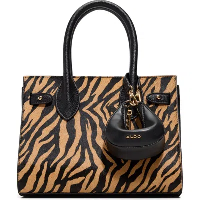 Aldo Aureliee Top Handle Bag In Animal Print