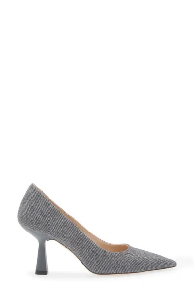 Stuart Weitzman Stuart Susculpt 75 Pointed Toe Pump In Gray