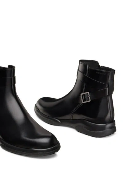 Stuart Weitzman Crew Buckle Boot In Black