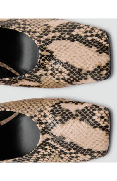 Mango Women's Animal-print High Heeled Shoes In Neutral