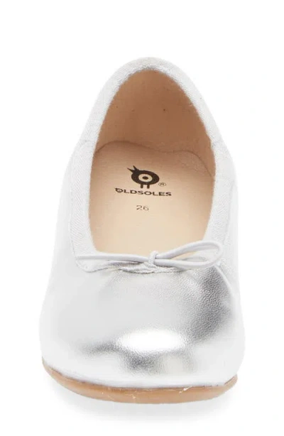 Old Soles Kids' Brule Flat In Silver