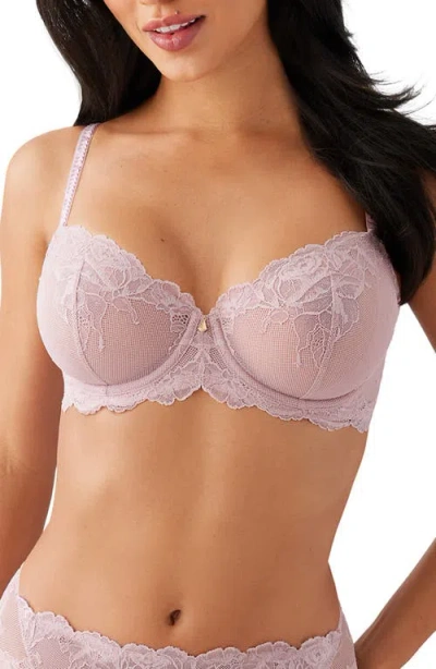 Wacoal Vivid Attraction Underwire Bra Womens Woodrose Full Coverage Gbo1001 In Pink