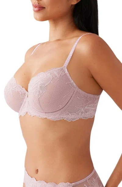 Wacoal Vivid Attraction Underwire Bra Womens Woodrose Full Coverage Gbo1001 In Pink
