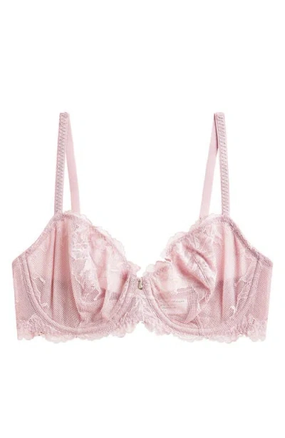 Wacoal Vivid Attraction Underwire Bra Womens Woodrose Full Coverage Gbo1001 In Pink