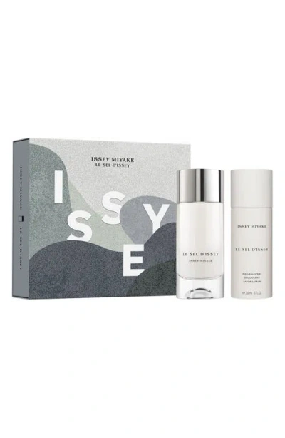 Issey Miyake Le Sel D'issey 2-pieace Eau De Toilette Gift Set $169 Value In Transparent