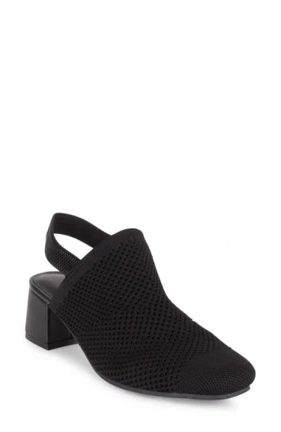 Tahari Women's Acropolis Knit Slip-on Mules In Black