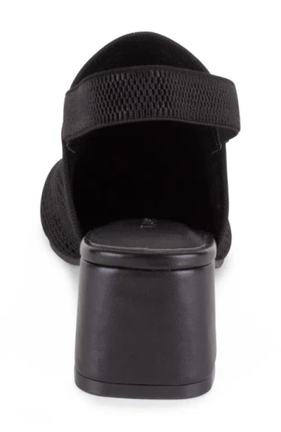 Tahari Women's Acropolis Knit Slip-on Mules In Black