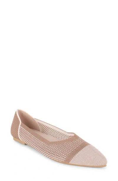 Tahari Women's Antigua Knit Slip-on Flats In Neutral