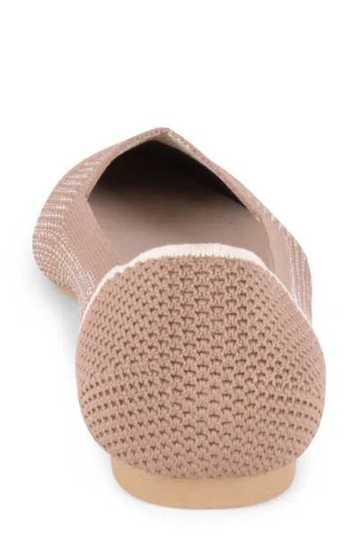 Tahari Women's Antigua Knit Slip-on Flats In Neutral