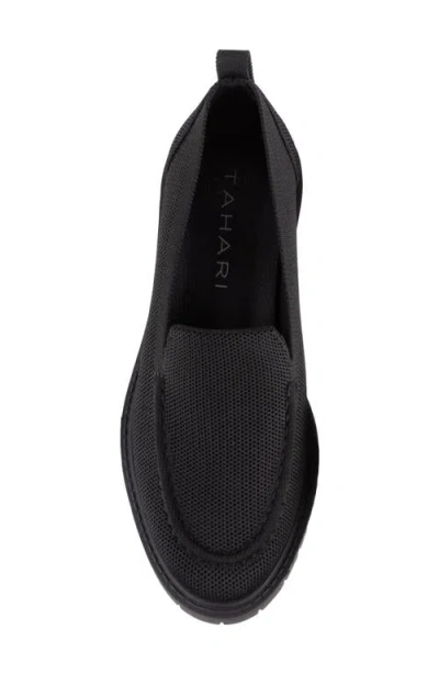 Tahari Women's Siena Knit Slip-on Loafers In Black