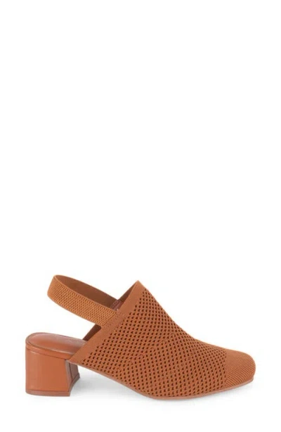 Tahari Acropolis Slingback Mule In Brown