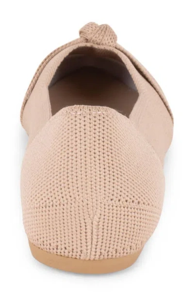 Tahari Women's Catalina Knit Slip-on Flats In Nude