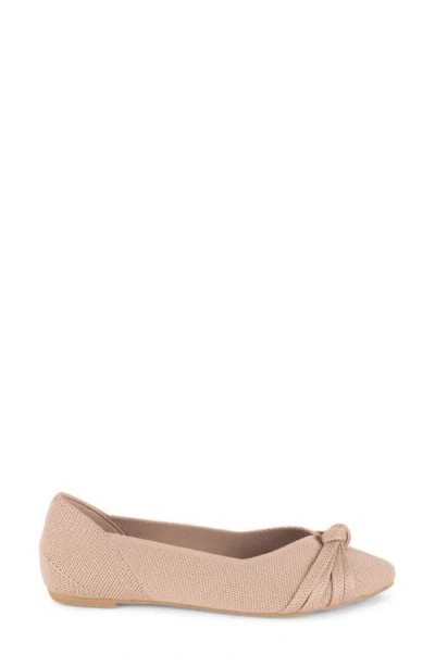 Tahari Women's Catalina Knit Slip-on Flats In Nude