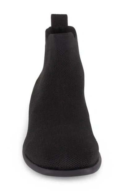 Tahari Roundabout Knit Bootie In Black
