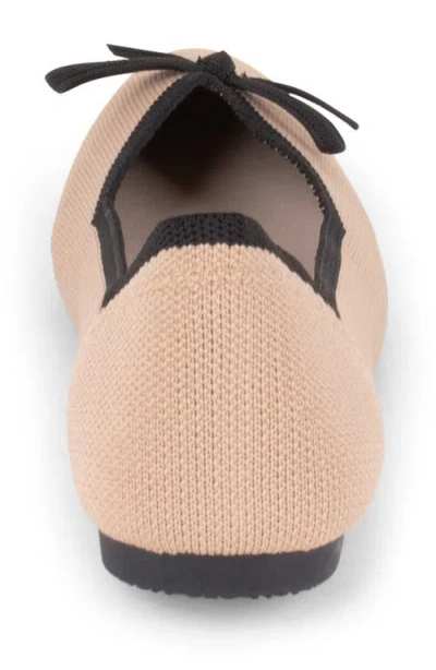 Tahari Women's Tortuga Knit Slip-on Flats In Neutral