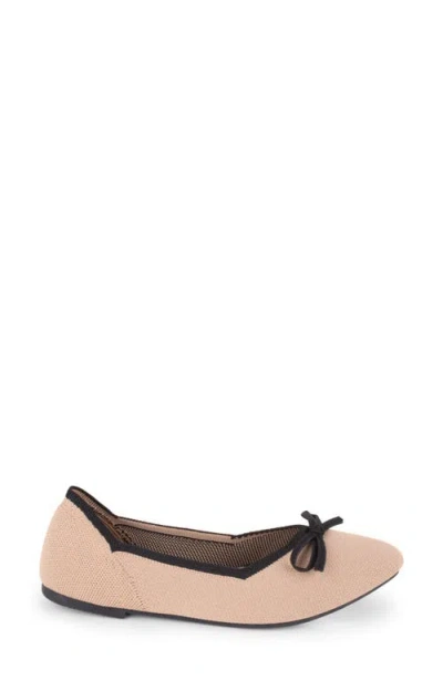 Tahari Women's Tortuga Knit Slip-on Flats In Neutral